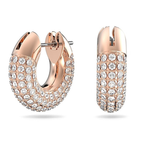 Swarovski Swarovski Damen Ohrschmuck Dextera Kreolen Klein, Weiß, Roségold-Legierungsschicht "DEXTERA:OHRSTECKER" 5636531