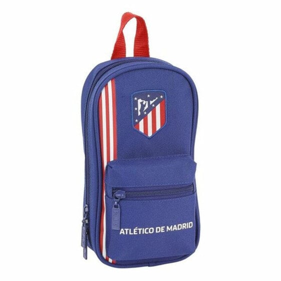 Пенал-рюкзак Atlético Madrid Тёмно Синий 12 x 23 x 5 см (33 Предмета)