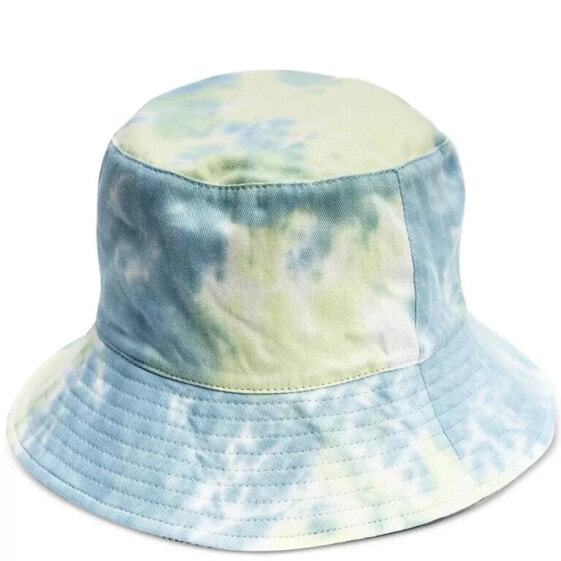 Jenni Reversible Terry Cloth Tie Dye Bucket Hat Blue One Size