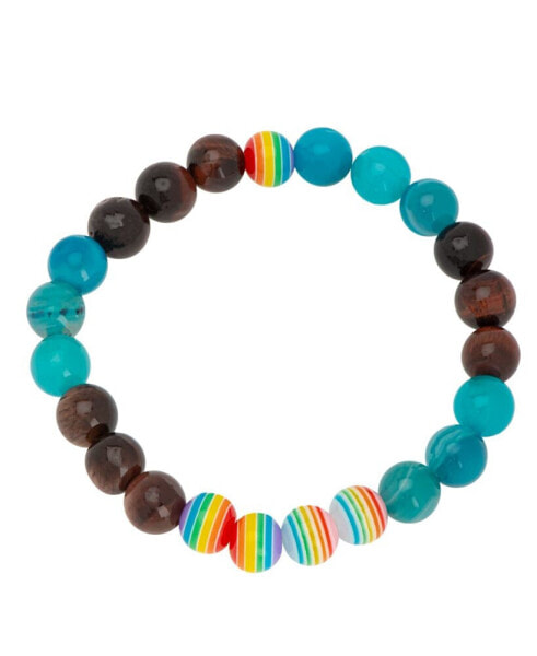 Multicolor Colorful Beads Stretch Bracelet