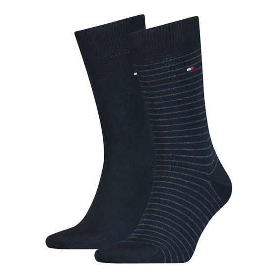 TOMMY HILFIGER Small Stripe Classic socks 2 pairs