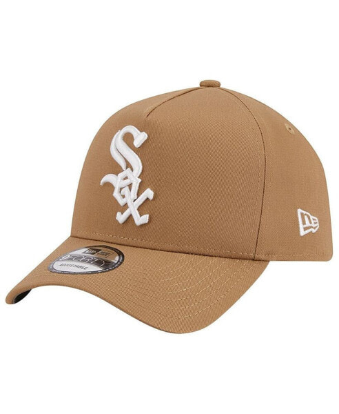 Men's Khaki Chicago White Sox A-Frame 9FORTY Adjustable Hat