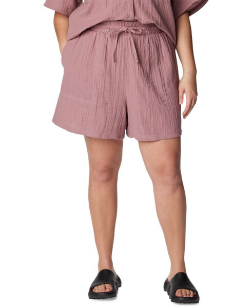 Plus Size Holly Hideaway™ Cotton Breezy Shorts