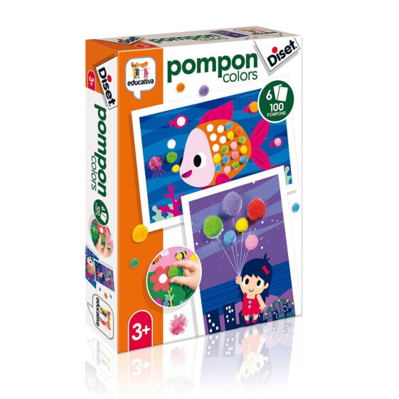 DISET Pompon Colors Board Game