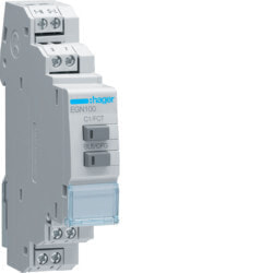 Hager EGN100 - Time switch - Single-phase AC motor - Wired - Gray - Plastic - IP20