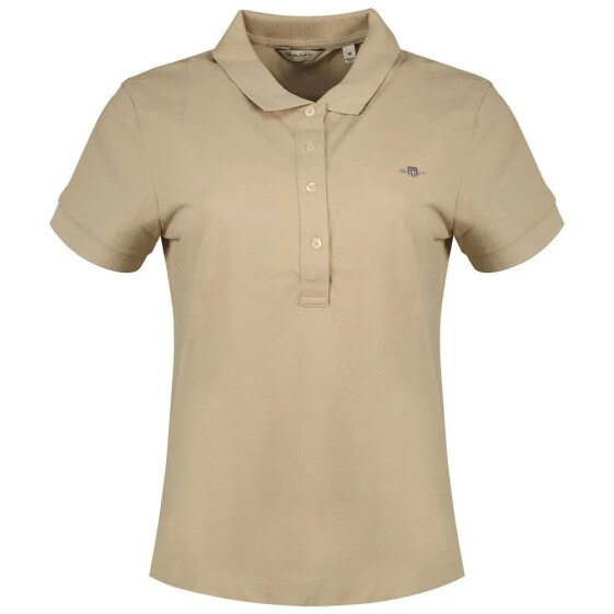 GANT Slim Sheild Cap Pique short sleeve polo