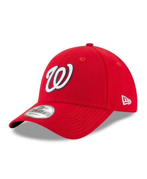Men's Red Washington Nationals League 9Forty Adjustable Hat