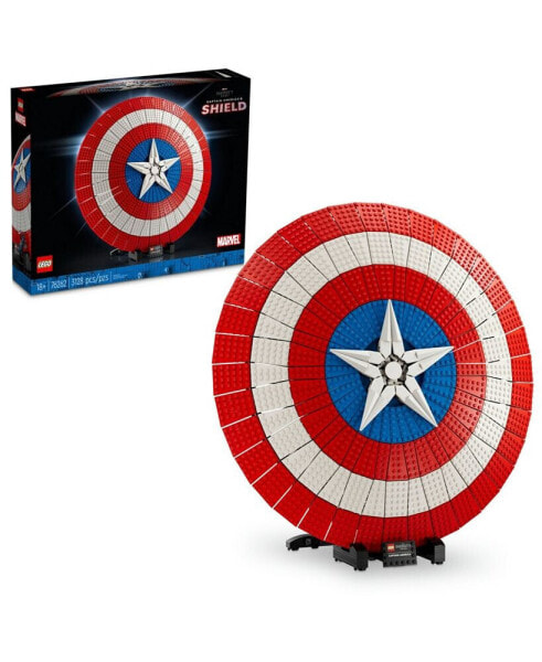 Super Heroes Marvel 76262 Toy Captain America Shield Building Set