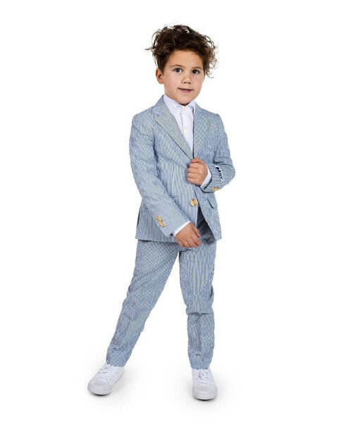 Toddler and Little Boys Daily Seer Sucker Formal Suit Set