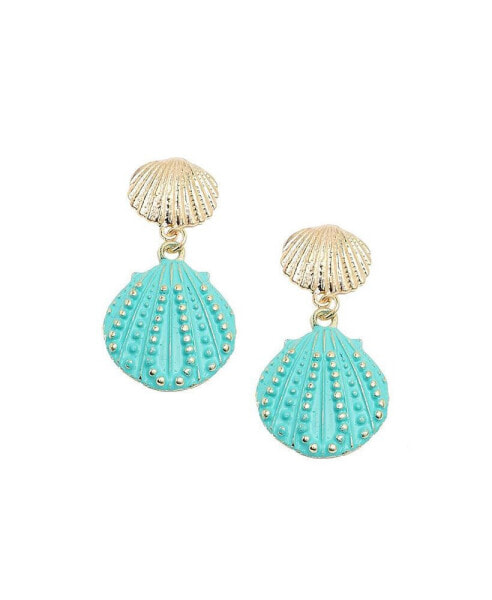 Women's Seashell Drop Earrings
