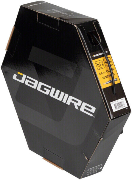 Тормозной жгут Jagwire 5мм Sport с смазочным слоем Slick-Lube 50M в файловом коробе, черный