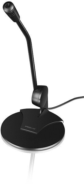 SPEEDLINK Pure Desktop - PC microphone - Wired - 3.5 mm (1/8") - Black - 1.7 m