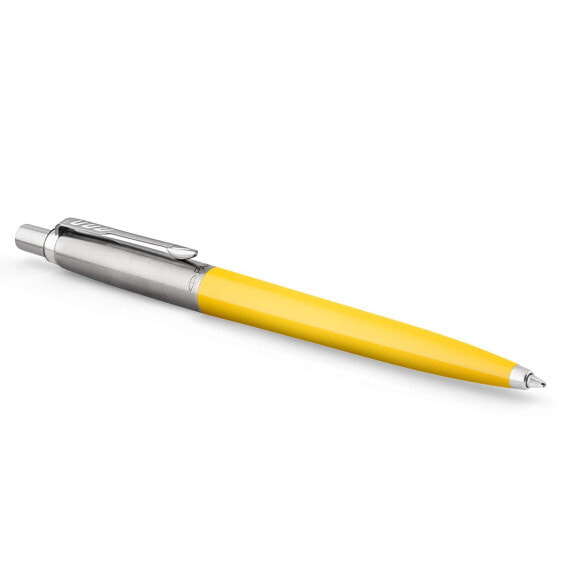 Parker Jotter Originals Yellow Ballpoint Pen - Blue Ink - Clip - Clip-on retractable ballpoint pen - Refillable - Blue - 1 pc(s) - Medium