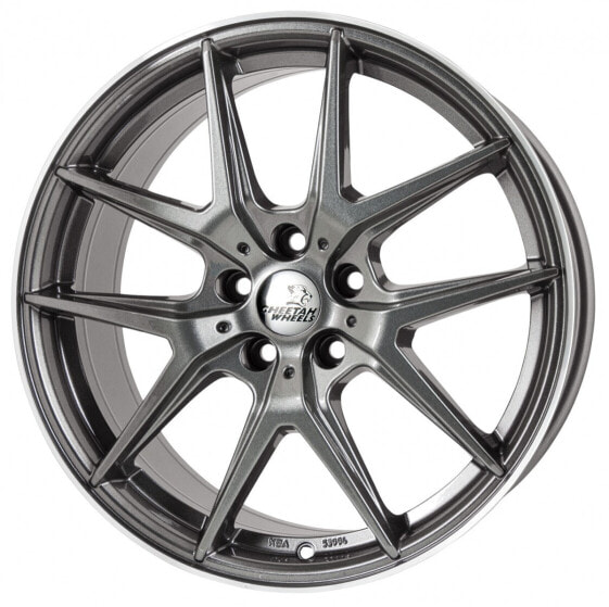 Колесный диск литой Cheetah Wheels CV.06 shiny grey polished 8.5x20 ET40 - LK5/112 ML70.4