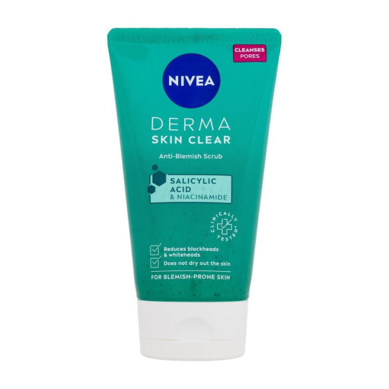 Nivea Derma Skin Clear Anti-Blemish Scrub 150 ml peeling für Frauen