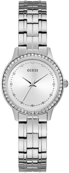 Часы Guess Chelsea Quartz Crystal Silver Dial