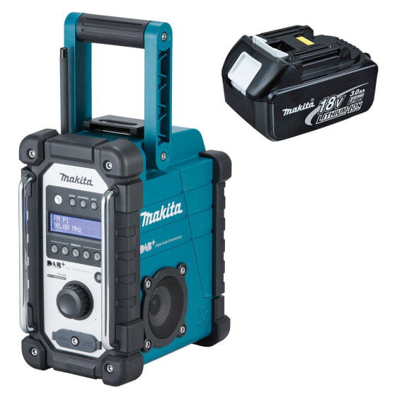 Makita Akku-Baustellenradio DMR110 7.2 V - 18 V 1x 3,0 Ah Li-Ion Akku im Karton