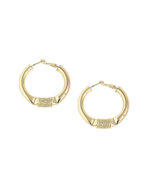 Women's Textured Hoop Earrings