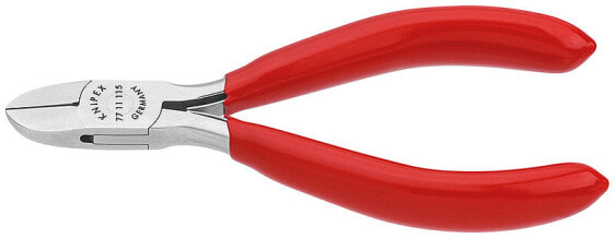 KNIPEX 77 11 115 - Diagonal-cutting pliers - Steel - Plastic - Red - 11.5 cm - 70 g