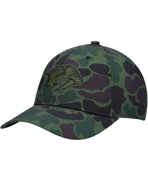 Men's Camo Nashville Predators Locker Room Slouch Adjustable Hat