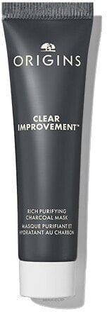 Reichhaltige und reinigende Kohlemaske - Origins Clear Improvement Rich Purifying Charcoal Mask 30 ml