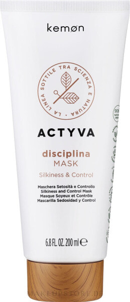 Disziplinierende Haarmaske gegen krauses Haar - Kemon Actyva Disciplina Mask 200 ml