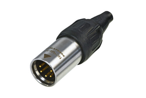 Neutrik NC5MX-TOP, XLR, Black,Silver, Polyoxymethylene (POM),Stainless steel, Gold, IP65, 3 m?