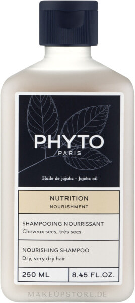 Pflegendes Shampoo für trockenes und sehr trockenes Haar - Phyto Nourishing Shampoo Dry, Very Dry Hair 250 ml