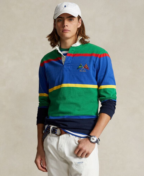 Рубашка мужская Polo Ralph Lauren Classic-Fit в полоску из джерси