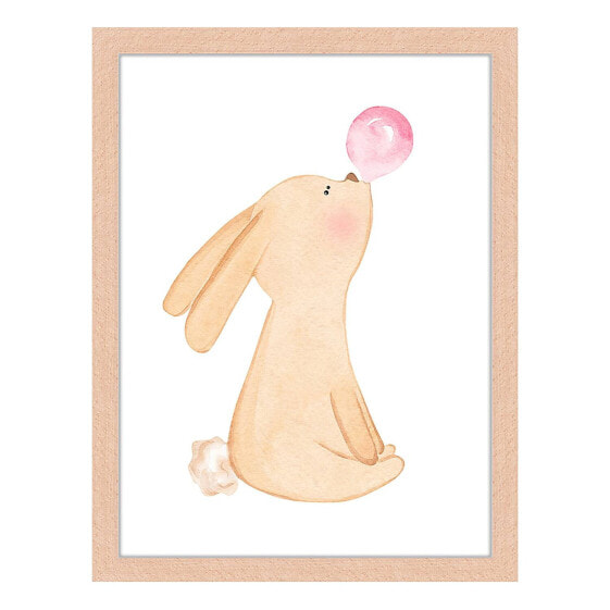 Bild Bunny Blowing Bubble Gum