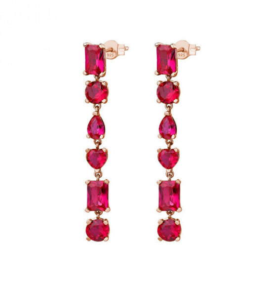 Серьги Rosato Gemma RZGE22 Lux Bronze Rubies