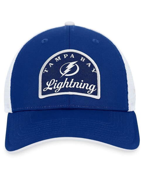 Men's Blue, White Tampa Bay Lightning Fundamental Adjustable Hat