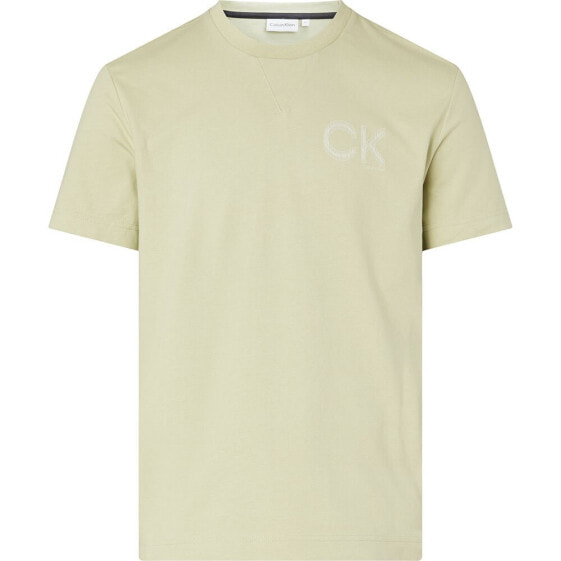 CALVIN KLEIN Striped Chest Logo short sleeve T-shirt
