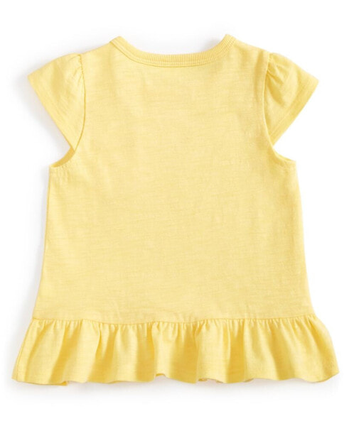 Baby Girls Cap Sleeve T Shirt, Created for Macy's