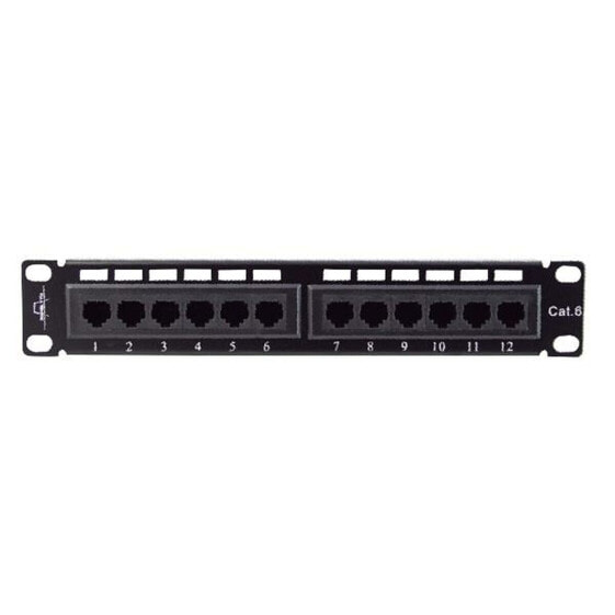 12-port UTP Category 6 Patch Panel Monolyth 3002001