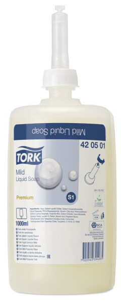 Жидкое мыло антисептическое TORK Mild 420501 1 л 6 шт.