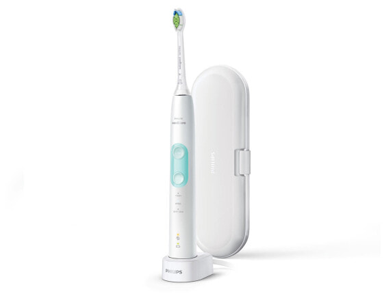 Philips 5100 series HX6857/28 - Adult - Sonic toothbrush - Daily care - Gum care - Whitening - 62000 movements per minute - Mint colour - White - 2 min