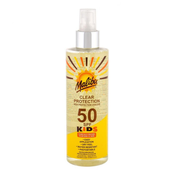 Malibu Kids Clear Protection SPF50 250 ml sonnenschutz wasserfest für Kinder