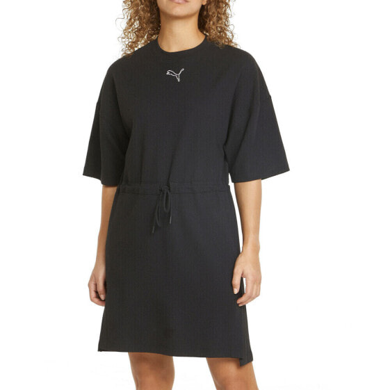 Puma Her Elbow Sleeve Crew Neck 34 Sleeve T-Shirt Dress Womens Size XS Casual 8