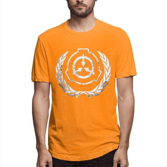 The SCP Foundation1 Tee Adult Casual Comfortable Tshirts Sports Tee Orange