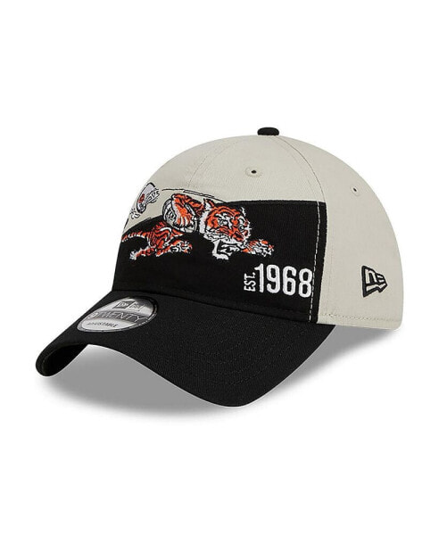 Men's Cream, Black Cincinnati Bengals 2023 Sideline Historic 9TWENTY Adjustable Hat