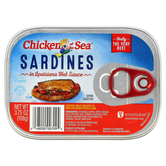 Консервы рыбы Chicken of the Sea сардины в остром соусе Луизиана 106 г