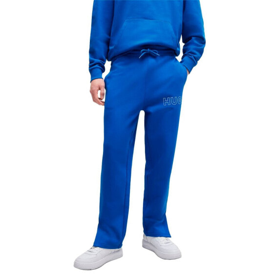 HUGO Nassolmy 10249110 BLUE full zip sweatshirt