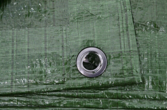 Awtools green tarpaulin 90g 5* 8m