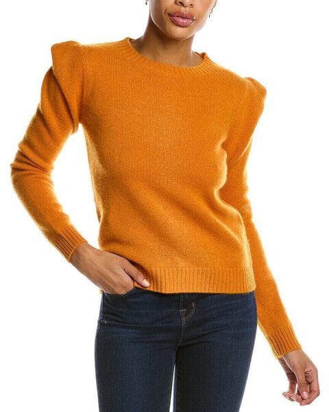 Philosophy Folded Shoulder Cashmere Sweater Women's Orange Xs