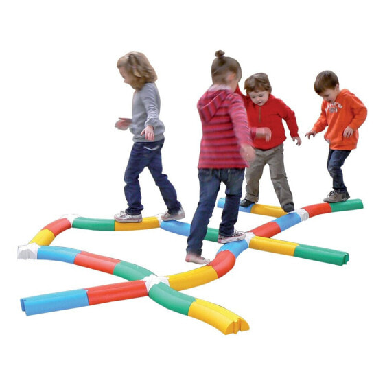 SPORTI FRANCE Curved Balance Beam Bricks Construction Game