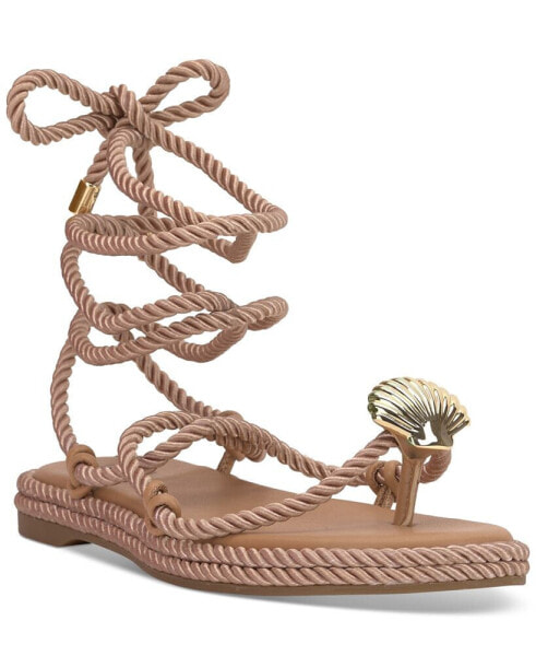 Women's Mabry Lace-Up Flat Sandals, Created for Macy's