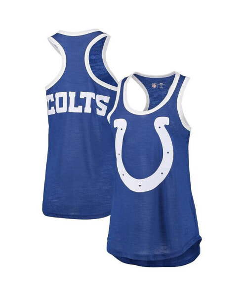 Women's Heather Royal Indianapolis Colts Tater Tank Top