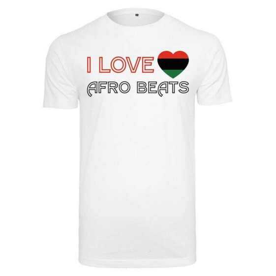 MISTER TEE I Love Afro Beats short sleeve T-shirt