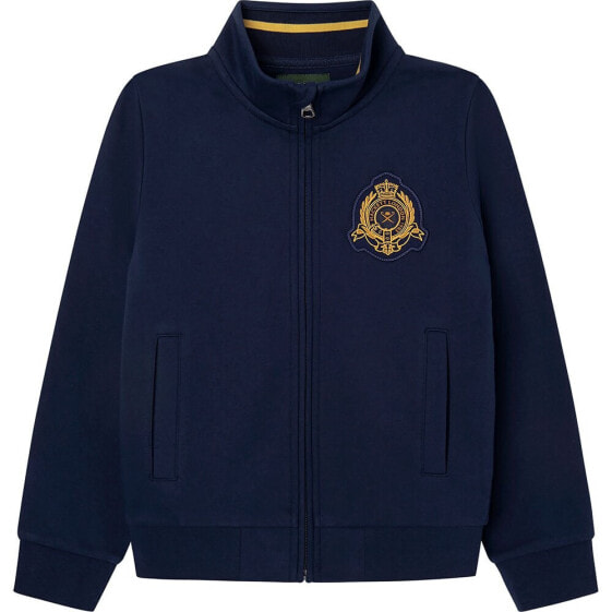 HACKETT Heritage Tipped full zip sweatshirt